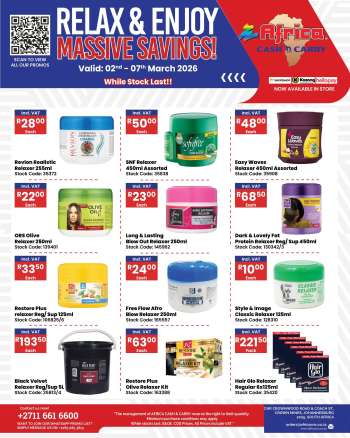 Africa Cash & Carry catalogue  - 02/03/2026 - 07/03/2026.