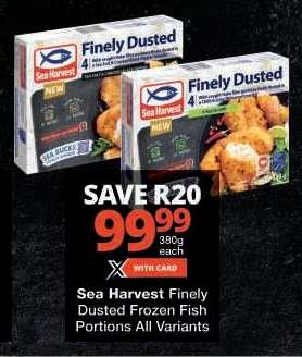 Sea Harvest Finely Dusted Frozen Fish Portions All Variants