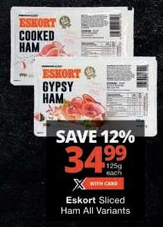 Eskort Sliced Ham All Variants