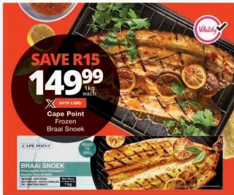 Cape Point Frozen Braai Snoek