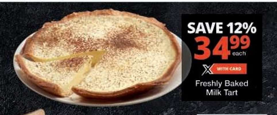 Freshly Baked Milk Tart