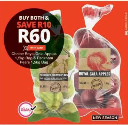 Choice Royal Gala Apples & Packham Pears