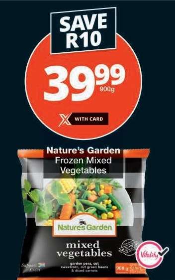 Nature's Garden Frozen Mixed Vegetables