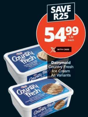 Dairymaid Country Fresh Ice Cream