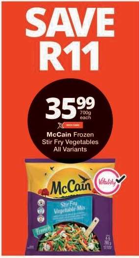 McCain Frozen Stir Fry Vegetables