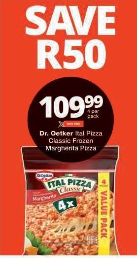 Dr. Oetker Ital Pizza Classic Frozen Margherita Pizza