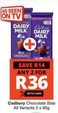 CADBURY CHOCOLATE SLAB