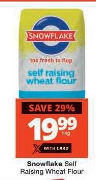 Snowflake Self Raising Wheat Flour