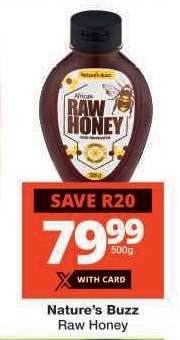 Nature's Buzz Raw Honey