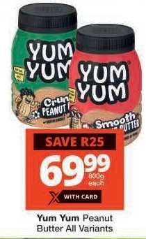 Yum Yum Peanut Butter