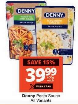 Denny Pasta Sauce