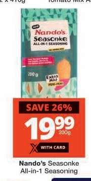 Nando’s Seasonke All in 1 Seasoning