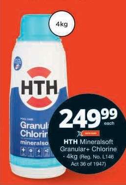 HTH Mineralsoft Granular+ Chlorine