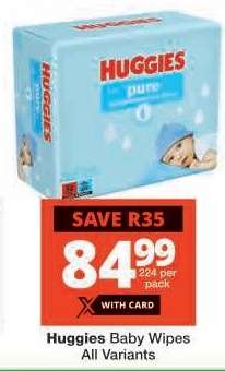 HUGGIES BABY WIPES all variants