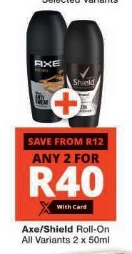 Axe/Shield Roll-On