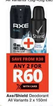 Axe/Shield Deodorant