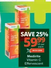 Medirite Vitamin C Effervescent
