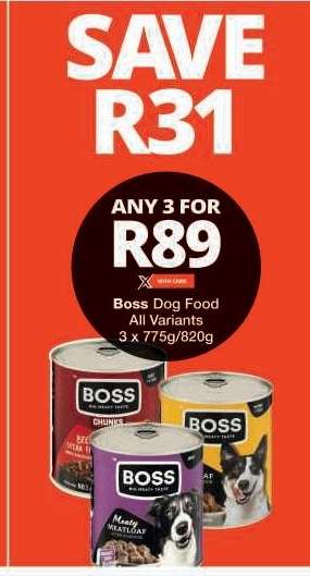 BOSS DOG FOOD