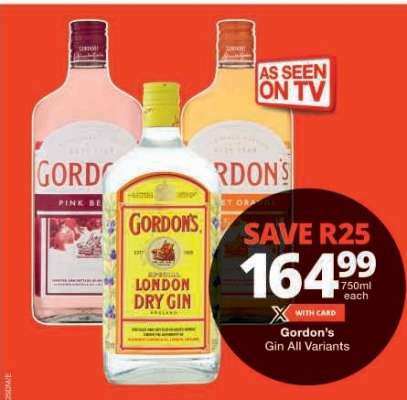 Gordon's Gin All Variants