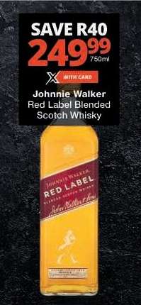 Johnnie Walker Red Label Blended Scotch Whisky
