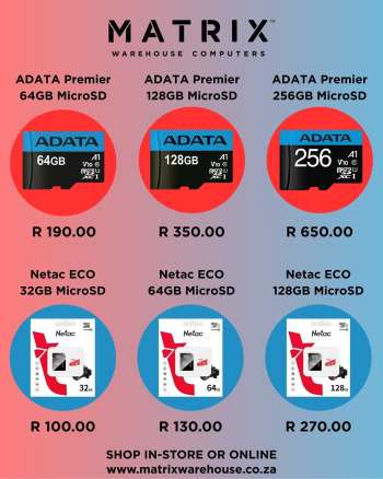 Matrix Warehouse catalogue .