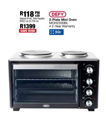 Defy 2-Plate Mini Oven