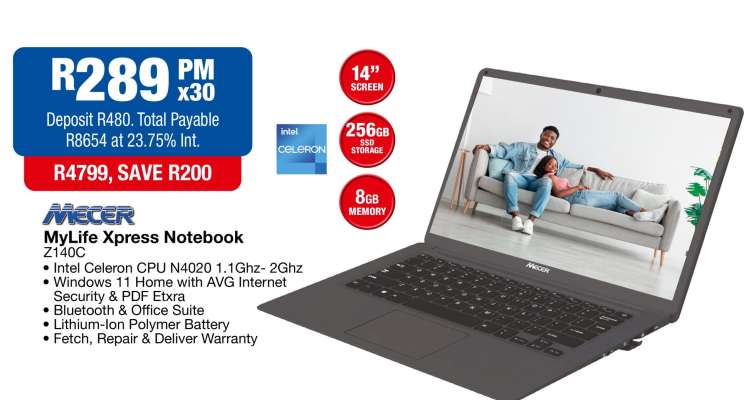 Mecer MyLife Xpress Notebook Z140C