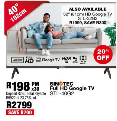 SINOTEC Full HD Google TV STL-40G2