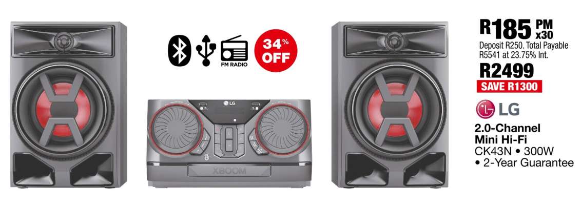 LG 2.0-Channel Mini Hi-Fi