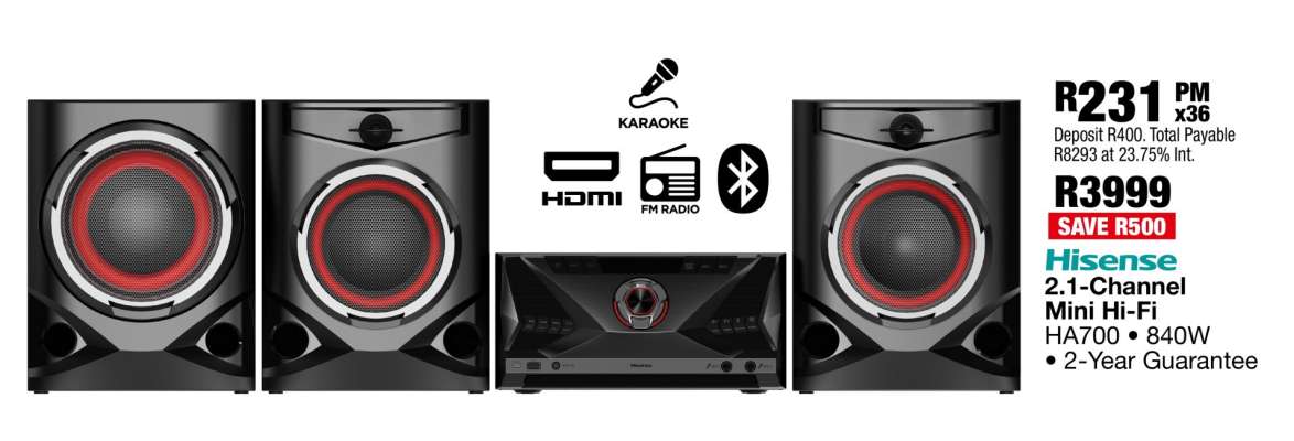 Hisense 2.1-Channel Mini Hi-Fi