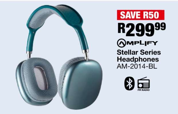 Amplify Stellar Series Headphones AM-2014-BL
