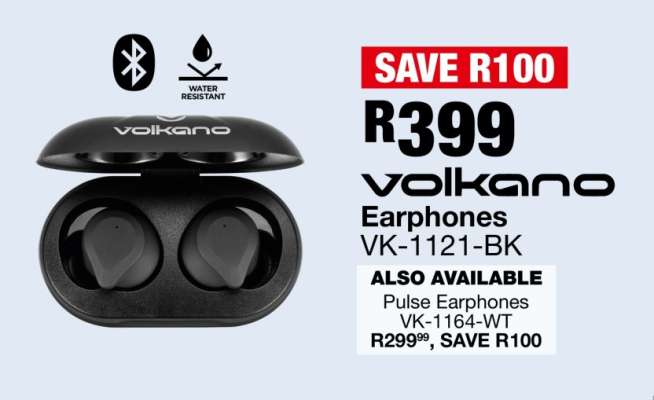 Volkano Earphones VK-1121-BK