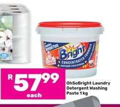 OhSoBright Laundry Detergent Washing Paste 1 kg