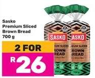 Sasko Premium Sliced Brown Bread 700 g