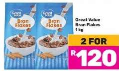 Great Value Bran Flakes 1 kg