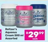 Reitzer's Aqueous Cream 500 ml Assorted