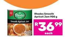 Rhodes Smooth Apricot Jam 900 g
