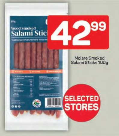 Molare Smoked Salami Sticks 100g