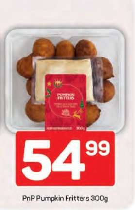 PnP Pumpkin Fritters 300g