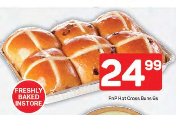 PnP Hot Cross Buns 6s