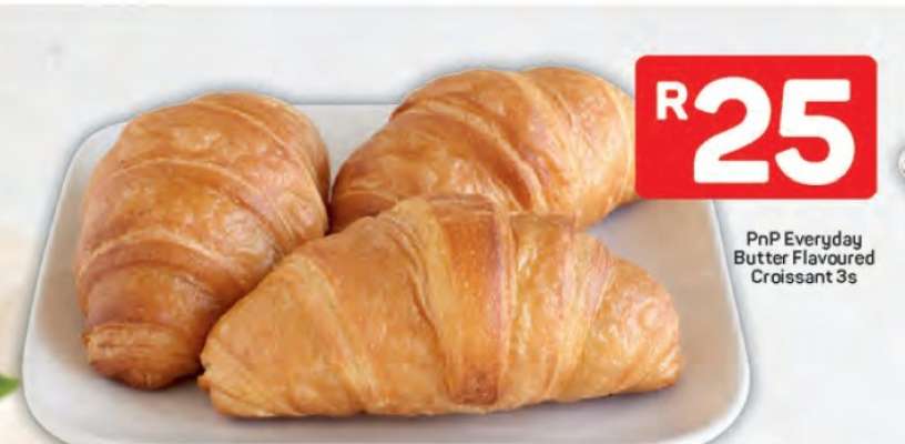PnP Everyday Butter Flavoured Croissant 3s