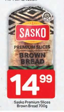Sasko Premium Slices Brown Bread 700g