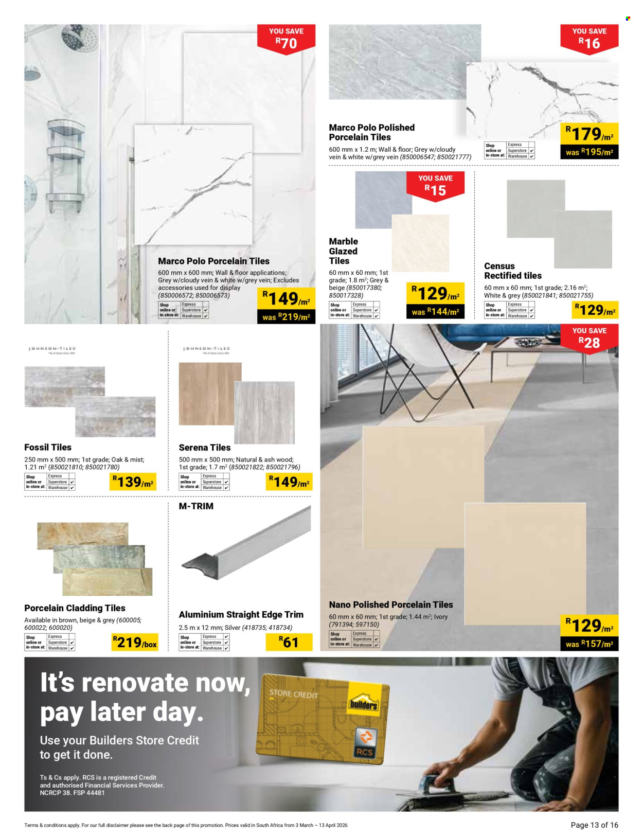 Builders specials - 03/03/2026 - 13/03/2026. Page 13