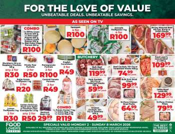 Food Lover's Market catalogue  - 02/03/2026 - 08/03/2026.