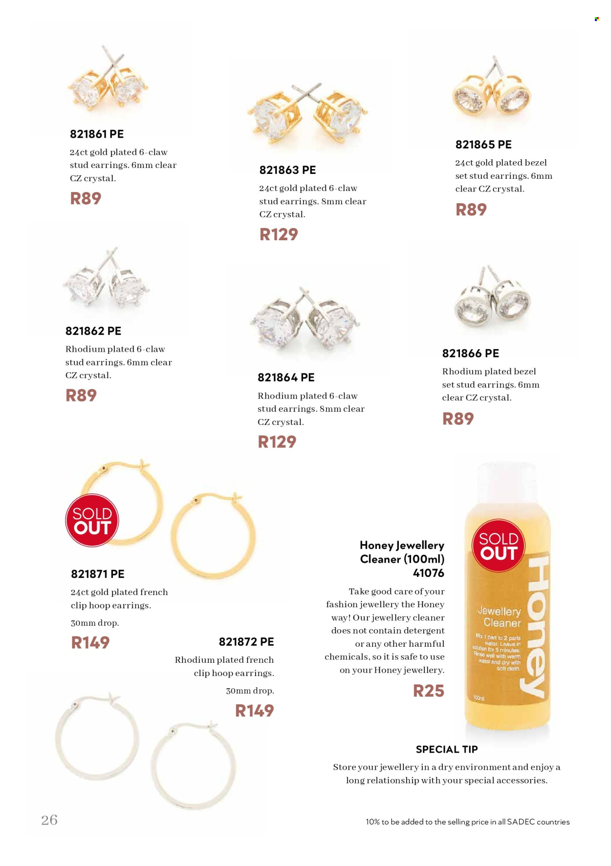 Honey specials. Page 26