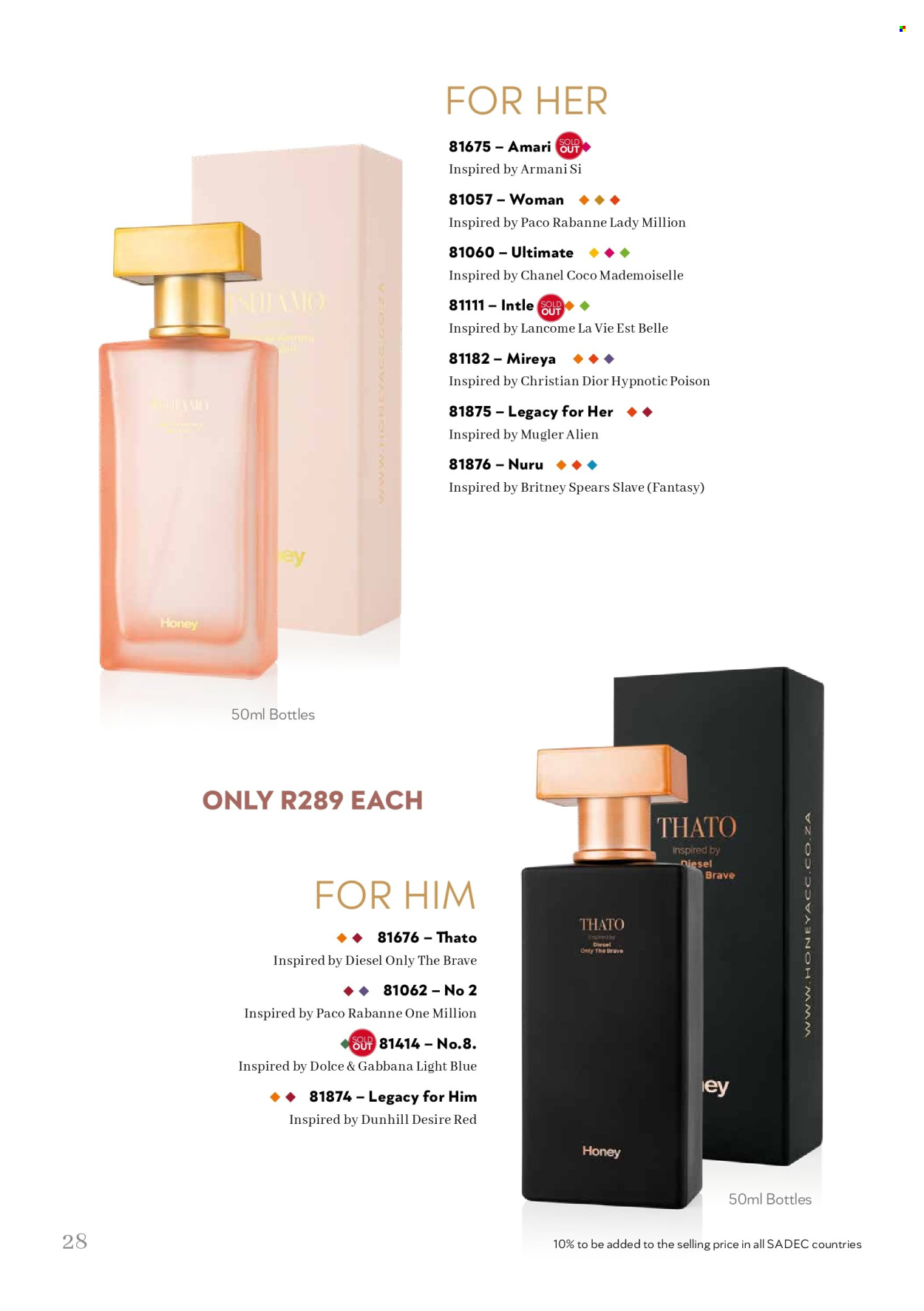 Honey specials. Page 28