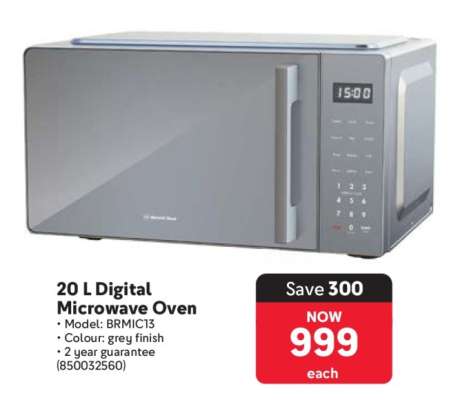 20 L Digital Microwave Oven