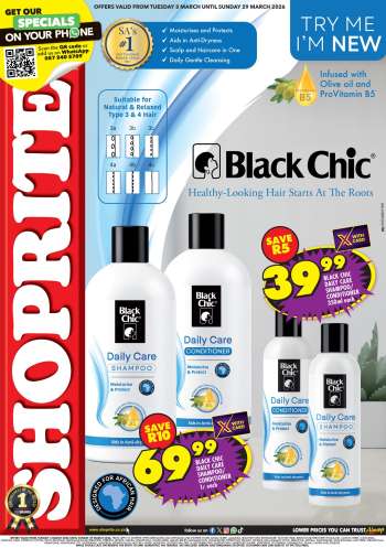 Shoprite catalogue  - 03/03/2026 - 29/03/2026.