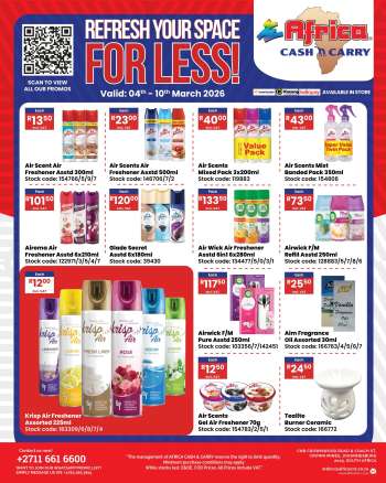 Africa Cash & Carry catalogue  - 04/03/2026 - 10/03/2026.