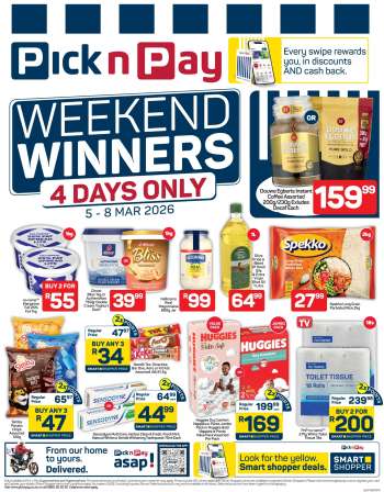 Pick n Pay catalogue  - 05/03/2026 - 08/03/2026.